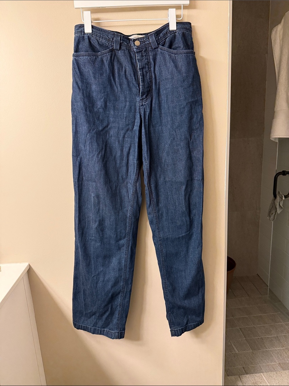Rachel Comey Men's Dark Blue Relaxed Jeans